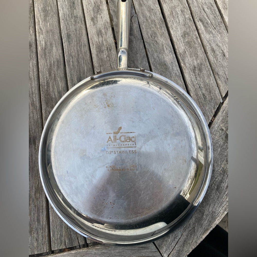 D3 Stainless Steel Skillet - Silver